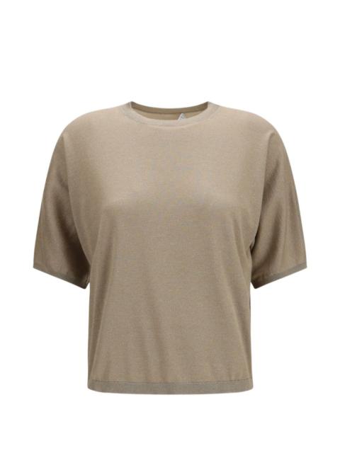 Brunello Cucinelli short-sleeve round-neck sweater
