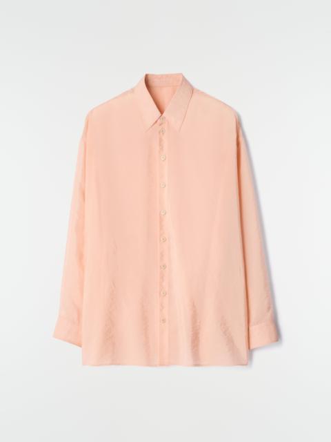 Lemaire DRAPE SHIRT IN SHINY CUPRO