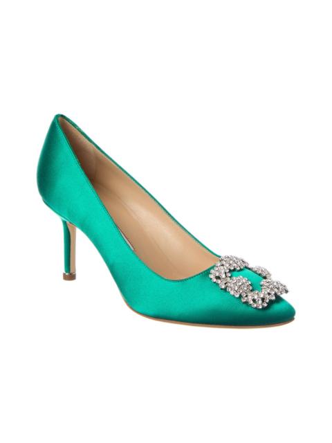 Manolo Blahnik Manolo Blahnik Hangisi 70 Satin Pump