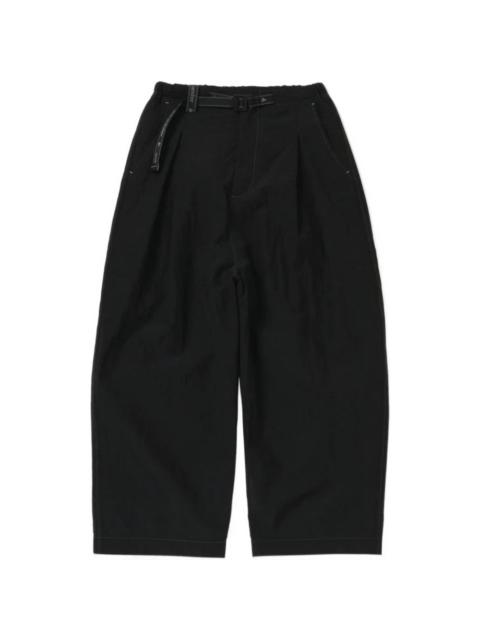 and Wander x Gramicci belted pleated trousers