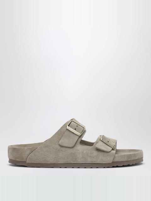 BIRKENSTOCK Arizona slide in taupe suede leather