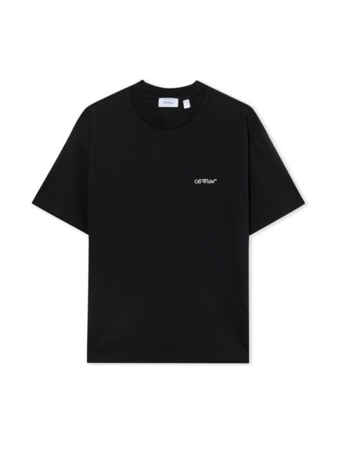 Off-White Embroidered Arrow Out Flower T-Shirt