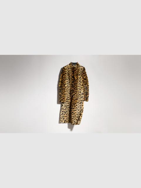 GUCCI Printed long hair cow hide coat