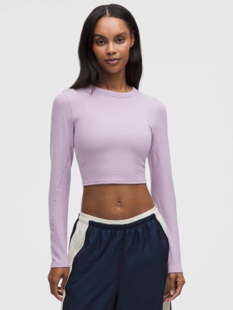 lululemon Hold Tight Straight-Hem Cropped Long-Sleeve Shirt