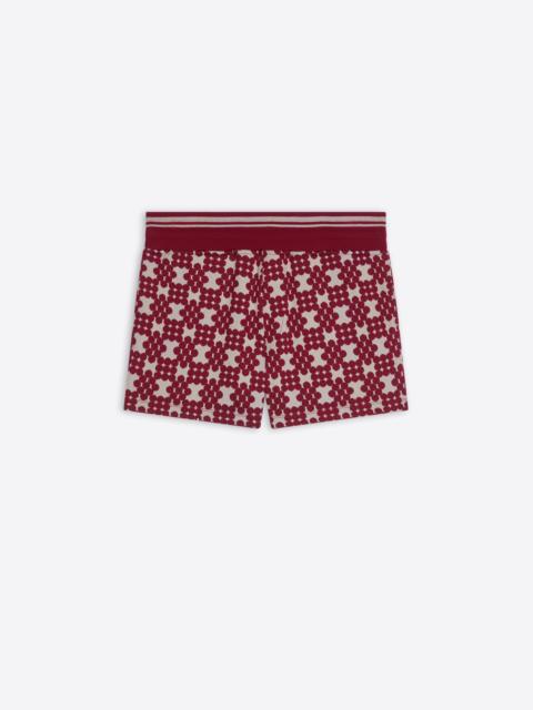 Dries Van Noten RIBBED JACQUARD SHORTS