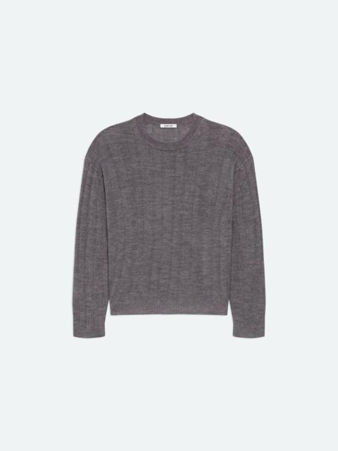 Helmut Lang SHEER RIBBED CREW