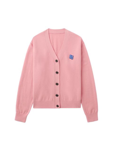 ADER error logo-appliqué cardigan