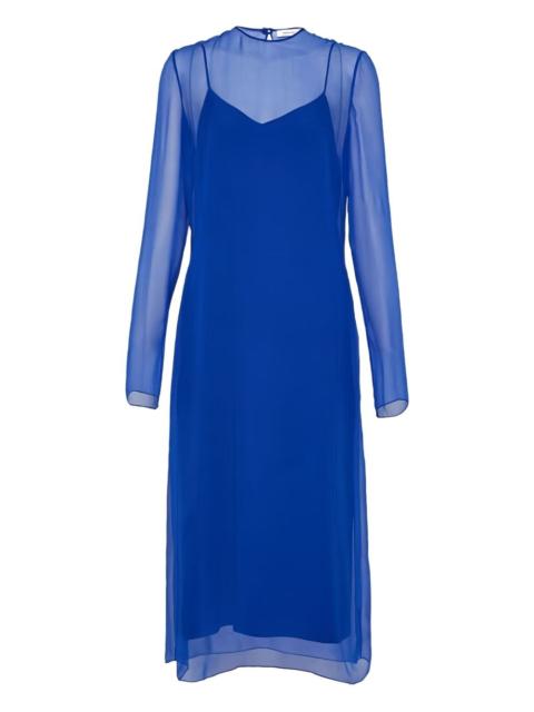FERRAGAMO long-sleeve midi dress