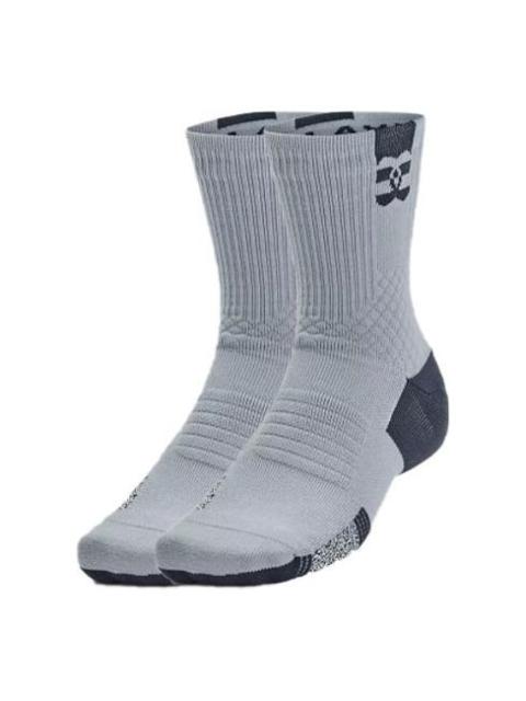 Under Armour Under Armour Armourdry Playmaker Mid-Crew Socks 'Blue' 1376229-465
