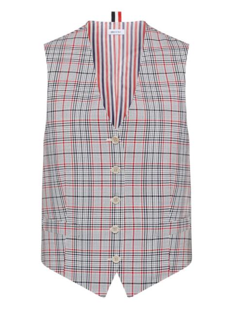 plaid waistcoat