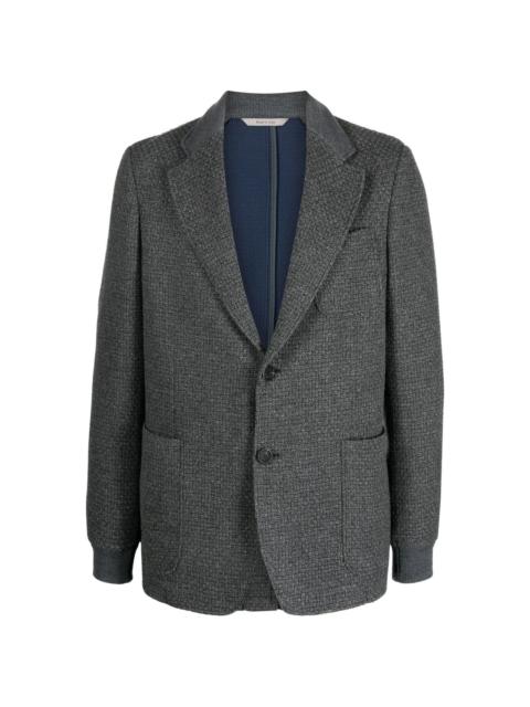 single-breasted fitted blazer