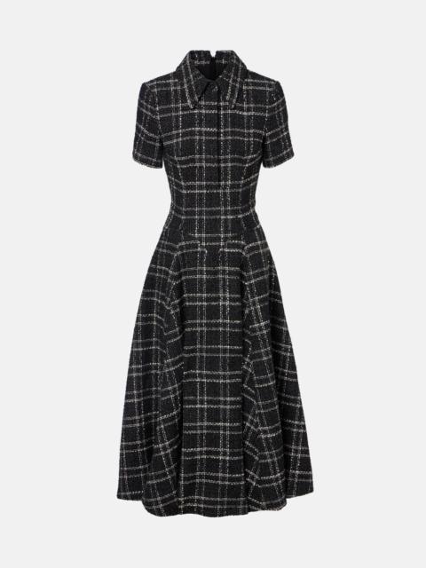 Jody checked midi dress