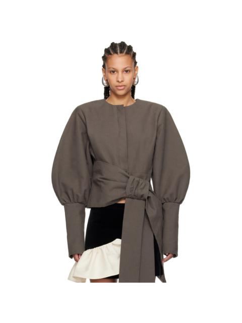 FIDAN NOVRUZOVA Gray Alma Jacket
