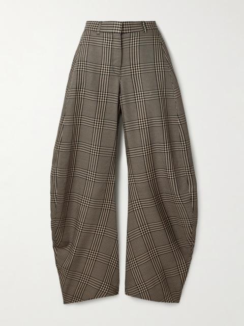 Acne Studios Checked Woven Barrel-leg Pants