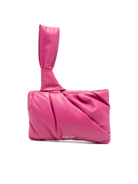 Ambush Nejiri leather clutch bag