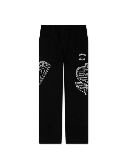 BILLIONAIRE BOYS CLUB DUAL SWEATPANTS - BLACK
