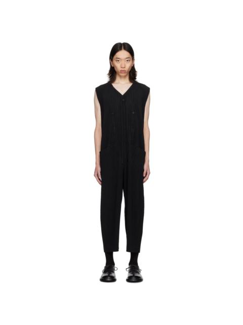 Black Pleats Bottoms 1 Jumpsuit