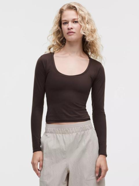 lululemon Wundermost Ultra-Soft Nulu Scoopneck Long-Sleeve Shirt