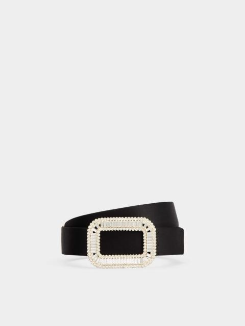 Pilgrim Buckle Belt in Satin