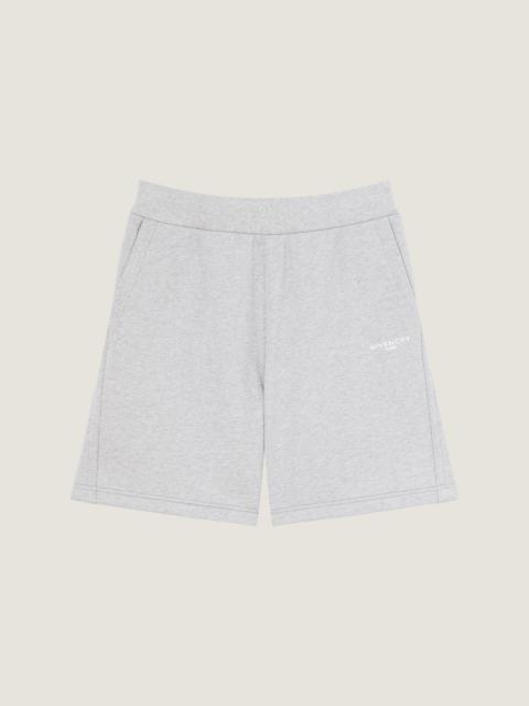 Givenchy COUTURE SEAM BERMUDA SHORTS IN FLEECE