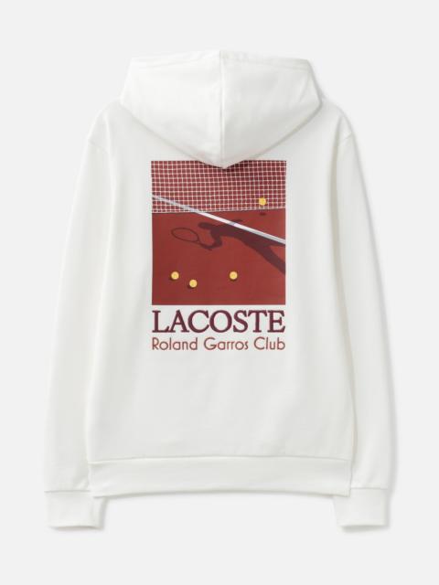 LACOSTE ROLAND-GARROS EDITION HOODIE