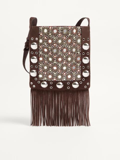 Valentino VALENTINO GARAVANI NELLCÔTE EMBROIDERED SHOULDER BAG