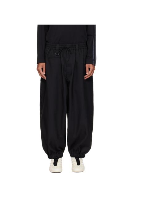Y-3 Black Sport Uniform Cuffed Trousers