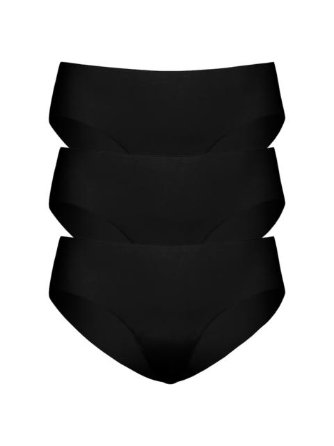 commando Women's 3-Pack Stretch-Cotton Bikini Brief Set - Multi