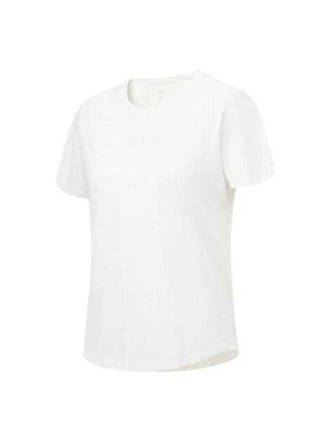 (WMNS) Li-Ning Training T-shirt 'White' ATST578-1