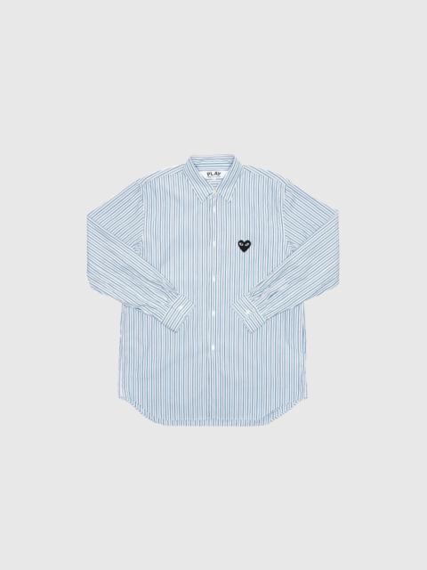 Comme des Garçons PLAY STRIPED L/S SHIRT