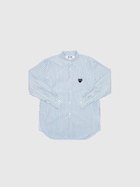 Comme des Garçons PLAY STRIPED L/S SHIRT