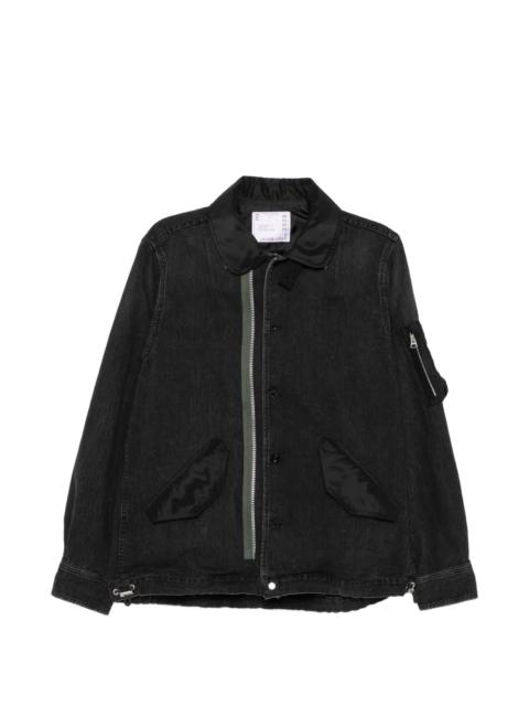 sacai Denim x Nylon Twill Blouson