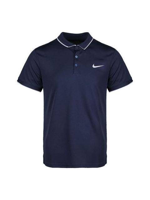 Nike Nike CT DRY Polo Team Polo Shirt Navy Blue Dark blue AQ5304-410