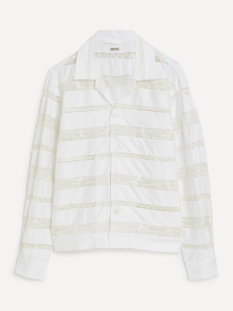 BODE Tennis Lace Long-Sleeve Shirt