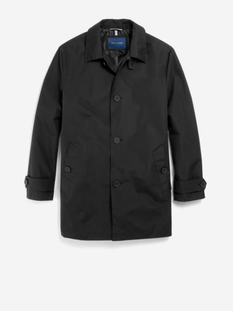 COLE HAAN Men's Stand Collar Rain Jacket