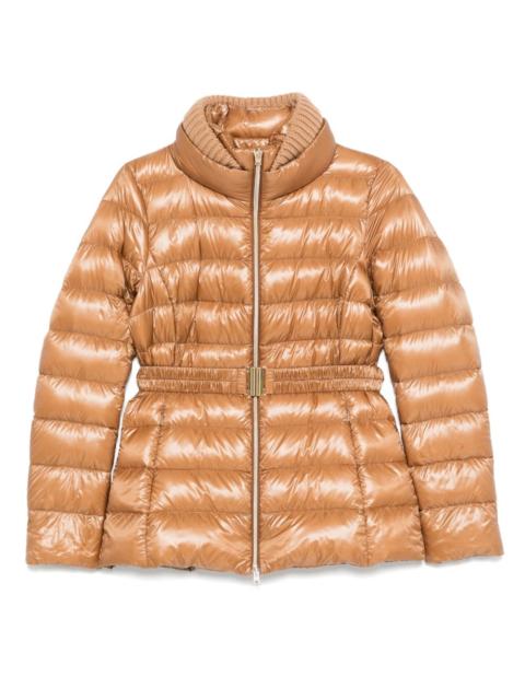Herno quilted belted jacket