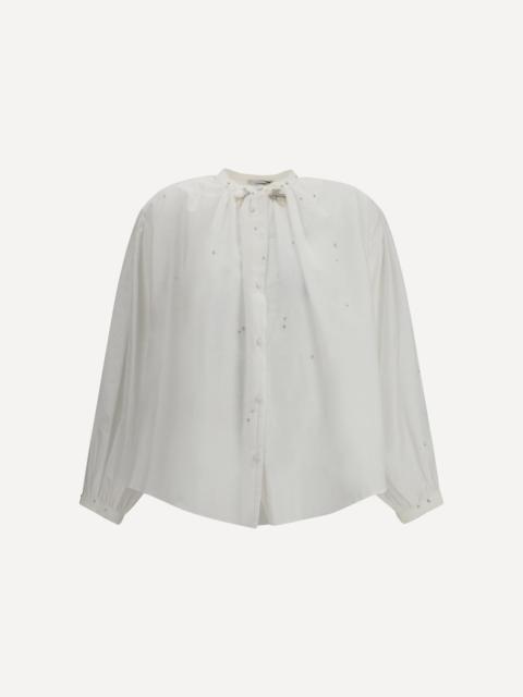 forte_forte Voile Shirt with embroidery