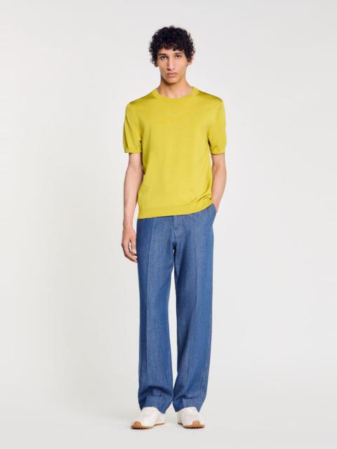 Sandro KNITTED T-SHIRT