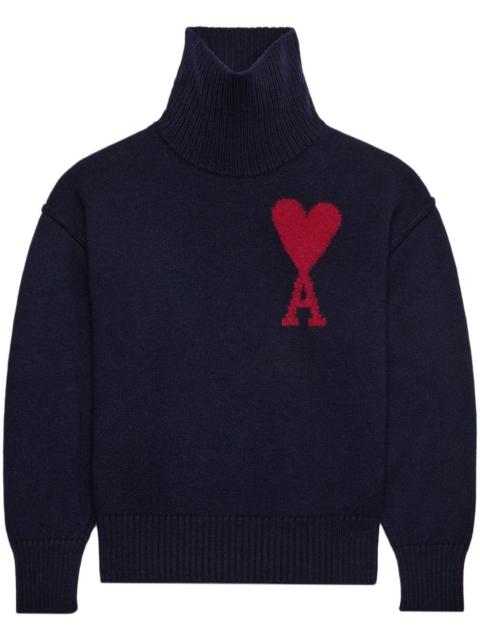 AMI Paris Ami de Coeur wool jumper