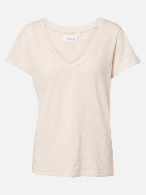 velvet Lilith cotton jersey T-shirt
