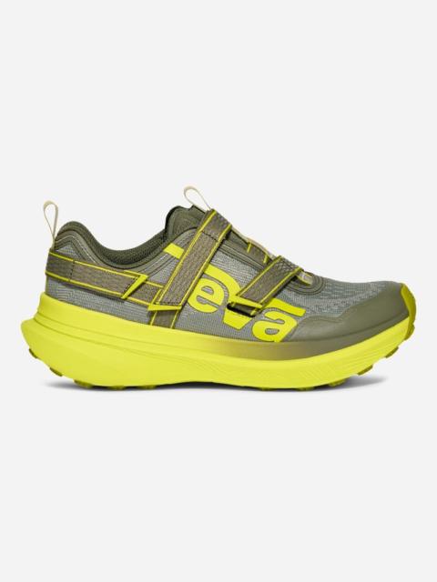 Teva Men's Aventrail Trail Running Shoe in Deep Lichen Green/Sulphur Springs