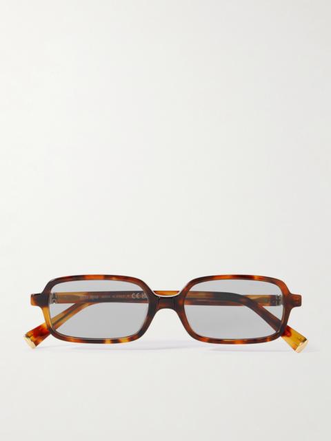 Miu Miu Rectangular-frame Tortoiseshell Acetate Sunglasses