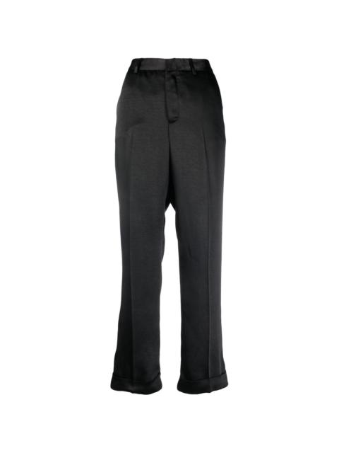 high waist tailored trousers