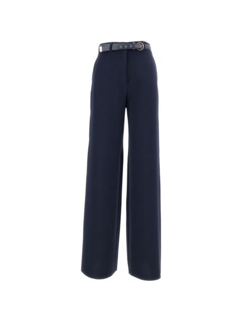 Max Mara wide leg belted trousers