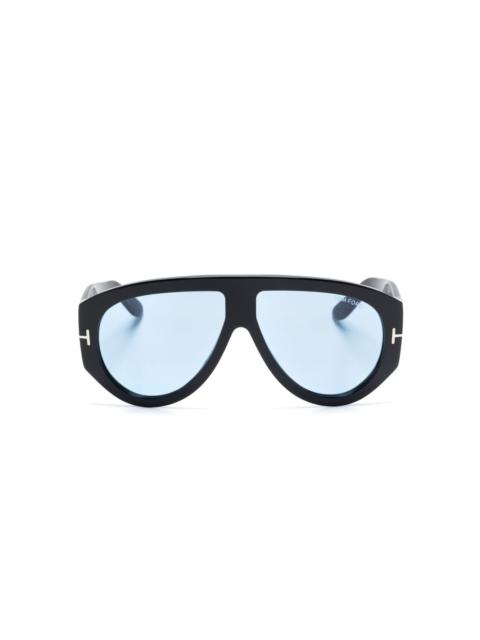 TOM FORD Bronson pilot-frame sunglasses
