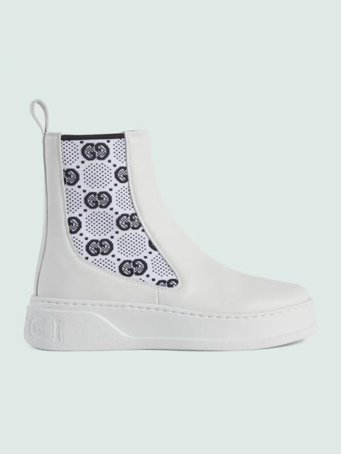 GUCCI Women's boot with GG jersey