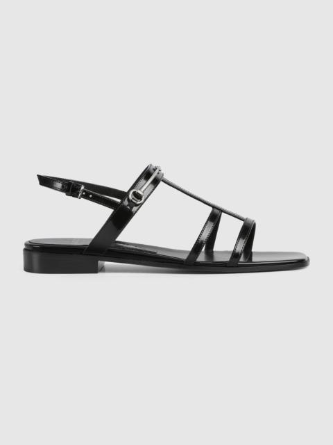 GUCCI Women's slim Horsebit flat sandal