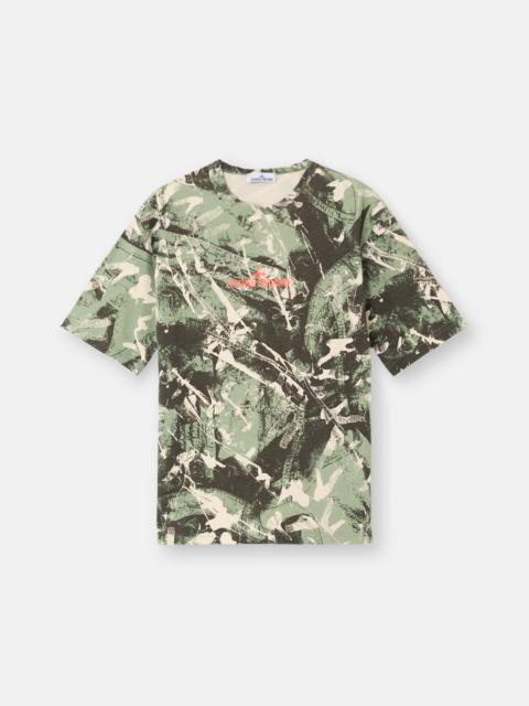 Stone Island 2100040 COMBED ORGANIC COTTON JERSEY