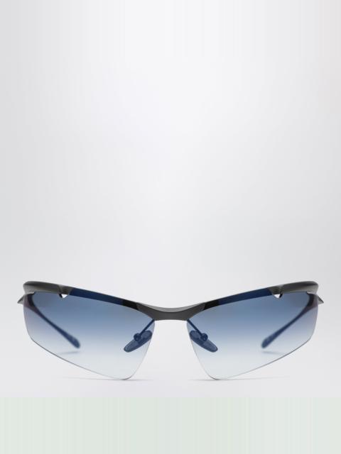 BALENCIAGA Cat-Eye Boomerang Mirror Blue sunglasses