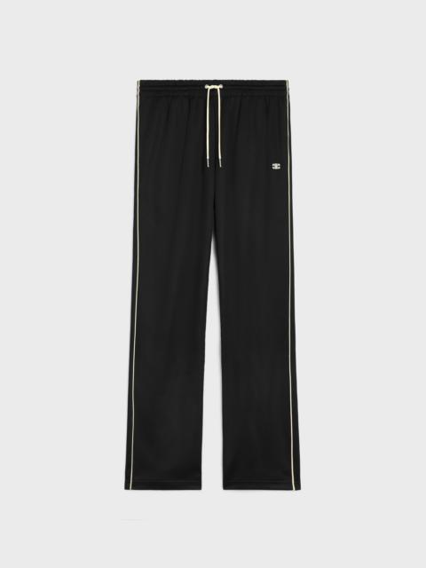 CELINE triomphe track pants in double face jersey